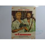 A group of 10 French film posters to include titles such as LES 2 MISSIONNAIRES (TWO MISSIONAIRES (