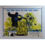 KING KONG ESCAPES (1967) - A UK Quad movie poster - folded (1 in lot)