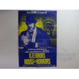 DR TERRORS HOUSE OF HORROS (1965 - 1970s release) - A UK one sheet movie poster together with a pair