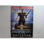 A big group of German one sheet movie posters to include titles such as MASTERS OF THE UNIVERSE (