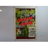 MOULIN ROUGE (1952) - A UK one sheet movie poster - some condition issues, please refer to