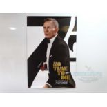JAMES BOND: NO TIME TO DIE (2021) - A UK one sheet film poster featuring Daniel Craig and the '