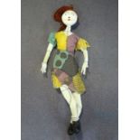 THE NIGHTMARE BEFORE CHRISTMAS (1993) - A lifesize Sally doll from the Tim Burton animated film (1