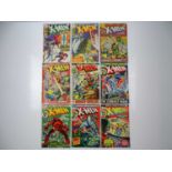 X-MEN #63, 64, 73, 75, 78, 79, 80, 82, 85 (9 in Lot) - (1969/73 - MARVEL - US Price & UK Price