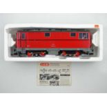 An LGB G scale 2095 Austrian outline class Rh2095 diesel locomotive in OBB orange livery - VG in G