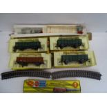 A mixed group of RIVAROSSI O gauge wagons track and accessories - G/VG in F/G boxes (6)