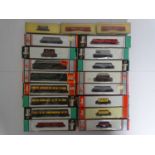 A group of N gauge wagons and coaches by LIMA and WRENN - G/VG in G boxes (19)