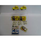 A group of CORGI James Bond related cars comprising 2 x Citroen 2CVs in original boxes together with