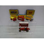 A group of MATCHBOX 1:75 Series vehicles comprising numbers 5 BP Visco-Static Routemaster, 47 Tipper