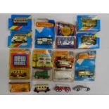 A group of boxed, carded and unboxed MATCHBOX models - G/VG in F/G boxes/cards (13)