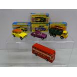 A group of MATCHBOX Superfast cars comprising numbers 4 Dodge Cattle Truck,18 Field Car, 67
