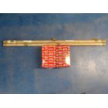 A group of LGB G scale flexible track parts comprising 2x boxes of 1000/3 flexible sleeper