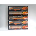 A JOUEF HO gauge 4-car TGV set in original orange/grey SNCF livery - VG in VG separate boxes (4)