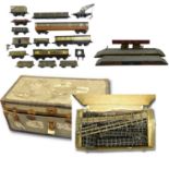 A group of O gauge wagons and coaches by various manufacturers including some kitbuilt examples