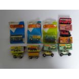 A group of MATCHBOX Superfast cars to include 28 Mack Dump Truck together with numbers 16, 57 and 73