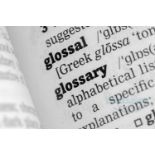 Glossary of grading and terms used