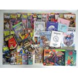 COMIC COLLECTING EPHEMERA LOT (39 in Lot) - Includes OVERSTREET COMIC BOOK PRICE GUIDES #25 & 26 +