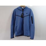 NIKE - Tech Fleece Full Zip Hoodie - Stone Blue - Size Medium - BNWT