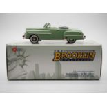 A BROOKLIN BRK.170 hand built white metal, 1:43 scale model of a 1950 Dodge Wayfarer sport roadster,