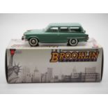 A BROOKLIN BRK.107 hand built white metal, 1:43 scale model of a 1954 Studebaker Conestoga station