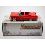 A BROOKLIN BRK.179 hand built white metal, 1:43 scale model of a 1955 Plymouth Belvedere