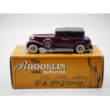 A BROOKLIN 202539 hand built white metal, 1:43 scale model of a Marmon Sixteen convertible sedan