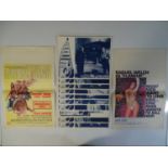 A group of memorabilia items comprising a MACKENNA'S GOLD (1969) window card, a FLAREUP (1970)