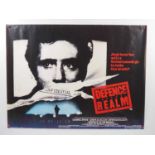 DEFENCE OF THE REALM (1985) - A country of origin UK Quad film poster for the political thriller