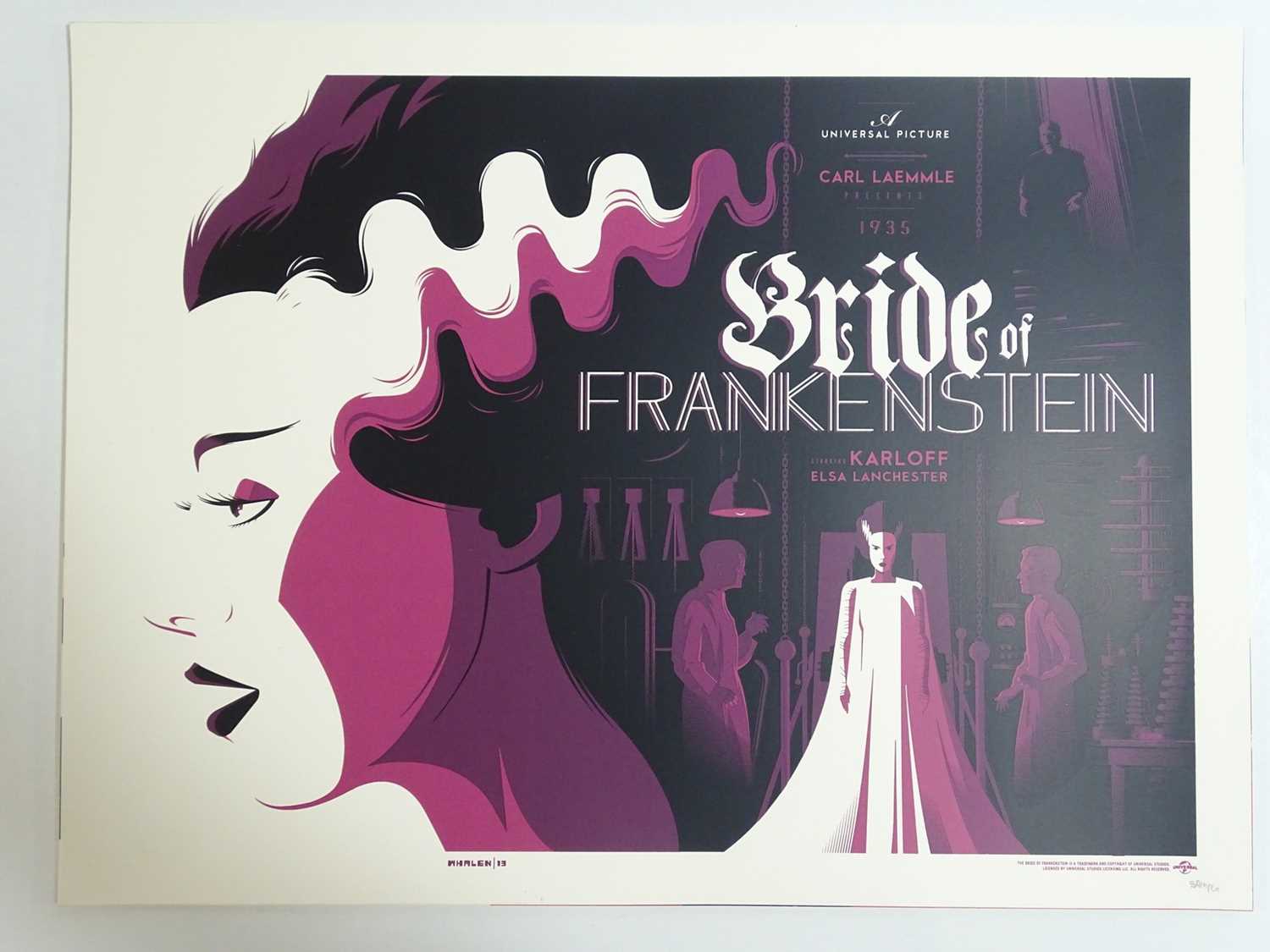 Collection of alternative movie posters by Tom Whalen- Sample set - Universal Studio MONSTERS; IT’ - Image 8 of 13