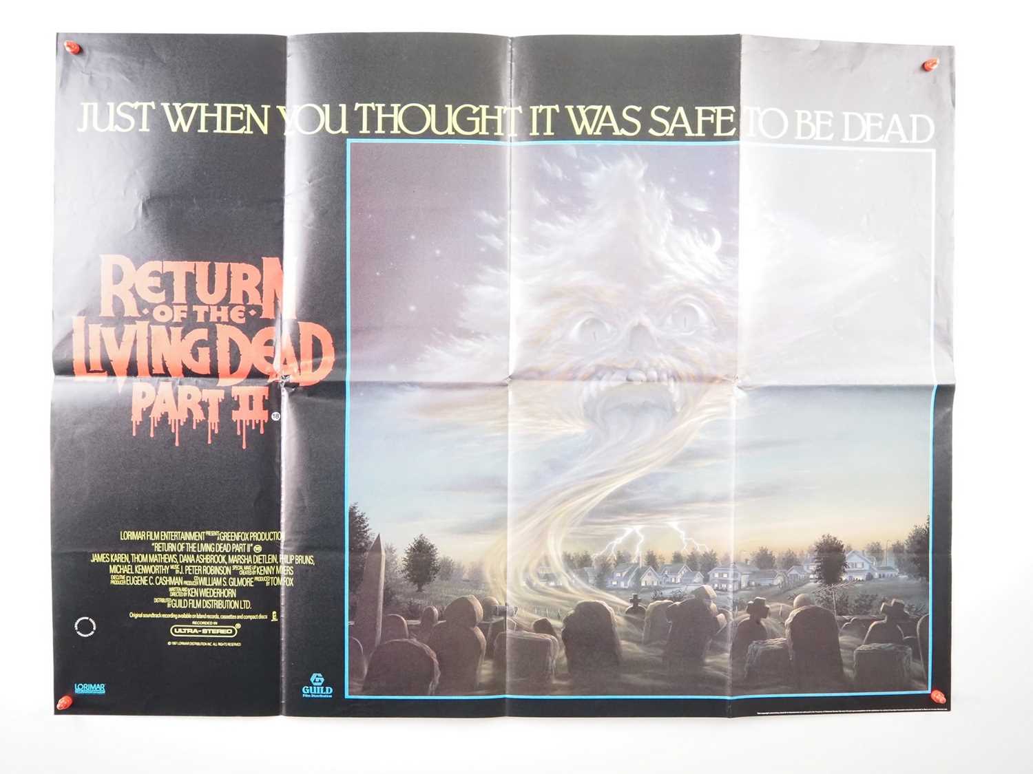 A collection of film posters comprising RESURRECTION / THE PROMISE (1979/1980); RETURN OF THE LIVING