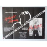 MIDNIGHT EXPRESS / MCVICAR (1980) - A double bill UK quad movie poster - folded