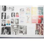 A large collection of autographed photographs and theatre programmes with a strong CARRY ON theme to