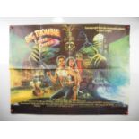 BIG TROUBLE IN LITTLE CHINA (1986) UK Quad film poster featuring artwork by Brian Bysouth, 20th