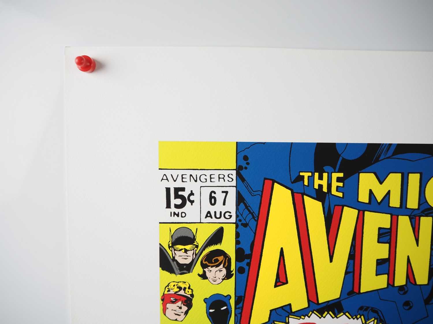 THE MIGHTY AVENGERS #67 - DIE, AVENGERS DIE! - giclee on paper - edition of 195 signed by STAN LEE - - Bild 2 aus 8