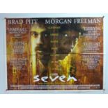 SEVEN (1995) - A UK Quad movie poster - folded