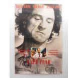 CAPE FEAR (1991) - Two Style B one sheet film posters - hard to find design and we're pleased to