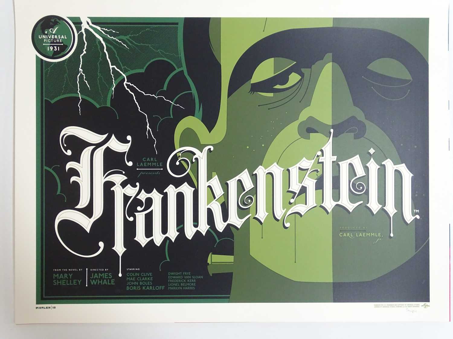 Collection of alternative movie posters by Tom Whalen- Sample set - Universal Studio MONSTERS; IT’ - Image 9 of 13