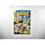 THE MIGHTY AVENGERS #67 - DIE, AVENGERS DIE! - giclee on paper - edition of 195 signed by STAN LEE -