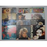 KIM WILDE - group of 9 vinyl LPs to include THE VERY BEST OF KIM WILDE and TEASES & DARES - all