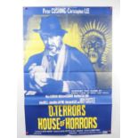 DR TERRORS HOUSE OF HORRORS (1965 - 1970s release) - A UK one sheet movie poster together with a