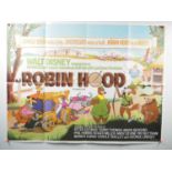 WALT DISNEY - ROBIN HOOD - A group of UK Quad film posters comprising 4 x first release (1973) UK