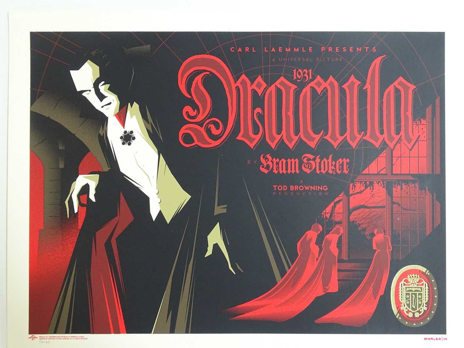 Collection of alternative movie posters by Tom Whalen- Sample set - Universal Studio MONSTERS; IT’ - Image 4 of 13