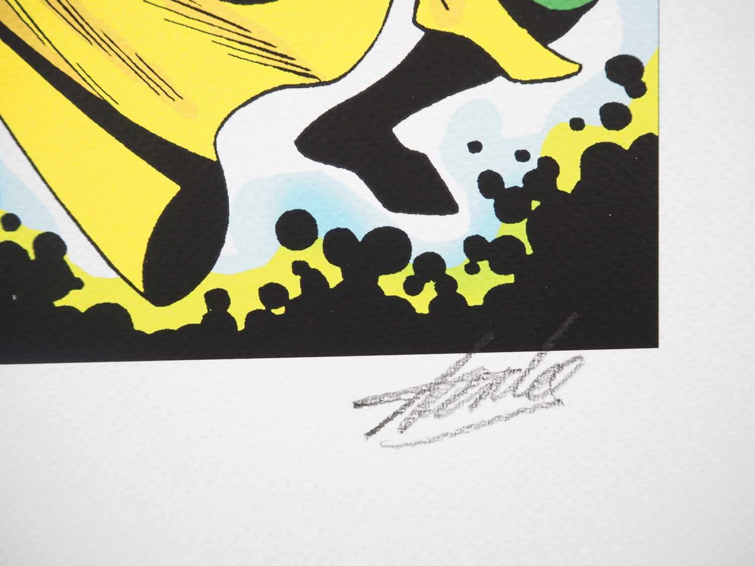 THE MIGHTY AVENGERS #67 - DIE, AVENGERS DIE! - giclee on paper - edition of 195 signed by STAN LEE - - Bild 7 aus 8