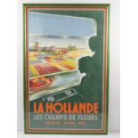 A Dutch Tourist Office poster as used in their campaign in France 'La Hollande - Les Champs de