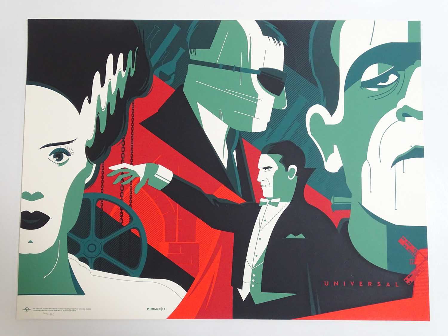 Collection of alternative movie posters by Tom Whalen- Sample set - Universal Studio MONSTERS; IT’ - Image 6 of 13