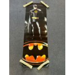 BATMAN(1989) - Full length portait of Michael Keaton in costume as Batman - Door panel - (50 x 150