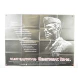 A group of UK Quad film posters comprising HEARTBREAK RIDGE (1986); EYE OF THE NEEDLE (1981) and THE