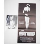 THE STUD (1978) An Australian daybill for the drama starring Joan Collins together with a black/