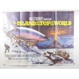 WALT DISNEY - THE ISLAND AT THE TOP OF THE WORLD (1974) - 3 x UK Quad movie posters comprising the