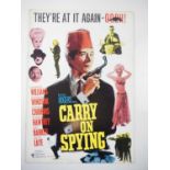 CARRY ON SPYING (1964) - Original UK Press book with rare insert for the James Bond spoof, artwork